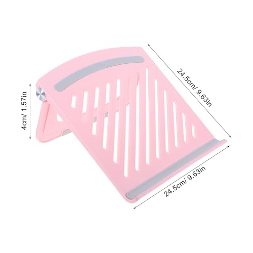 Base portátil ajustable para laptop plegable rosa miniatura 2