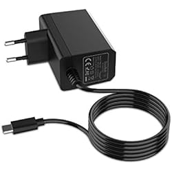 Cargador Nintendo Switch Original Falabella Cargador para NS Switch/Switch Lite/Switch OLED, innoAura Adaptador de CA Type-C de Carga Rápida con Suministro de 15V 2.6A y Cable de 6 Pies Compatible en Modo de TV y Control Dock & Pro (Negro)