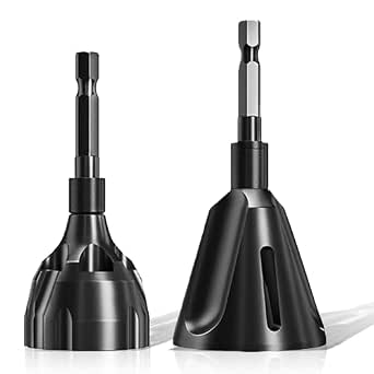 SIFFOI 2-Piece YG8 Tungsten Carbide Deburring & Chamfer Bit Set, 1/4" Hex Shank