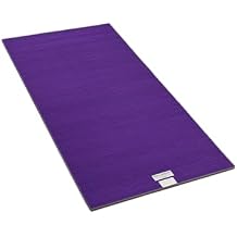 Dollamur 5x10x1-3/8" Gymnastics Mat, Carpeted Mat for Tumbling and Cheerleading, FLEXI-Roll