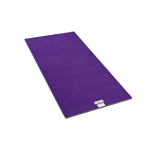 Dollamur 5'x10'x1-3/8" Gymnastics Mat, Carpeted Mat for Tumbling and Cheerleading, FLEXI-Roll®