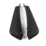 2 pezzi nero paraurti anteriore inferiore per auto deflettore aria per Land Rover Freelander LR2 2006-2015
