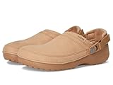 Crocs Unisex Classic Crafted Canvas Clogs, Milk Chocolate Suede, 7 Women/5 Men, Medium