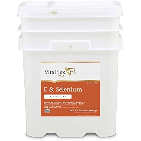 Vita Flex Pro E and Horse Selenium Supplement, Balanced Essential Antioxidants, 20 Pound, 320-Day Supply Cover
