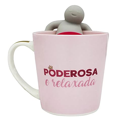 Caneca 350Ml C/Infusor P/Chá Poderosa ZC 10023995