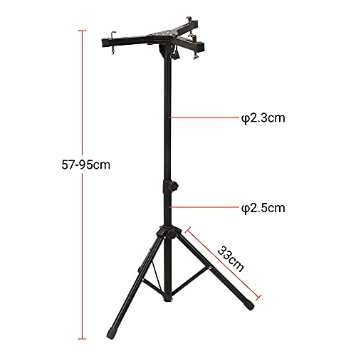 Support de batterie muet 11 et 12 pouces HUIOP pour pad de percussion - 5