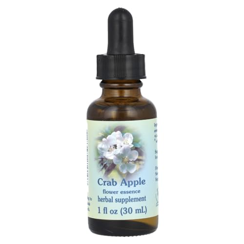 Flower Essence Services Dropper Herbal Supplements, Crab Apple, 1 Ounce
