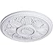 Ekena Millwork CM18ED 18-Inch OD x 5 1/2-Inch ID x 1 3/4-Inch Edinburgh Ceiling Medallion, Primed