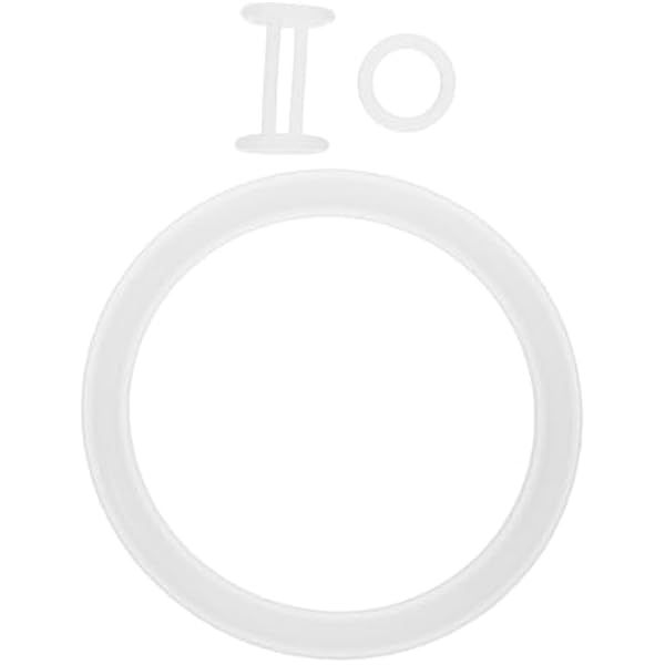 OUNONA 1 zestaw pierścieni uszczelniających do maszyn do lodów - miękkie silikonowe uszczelki w kształcie litery H i O, złączki, akcesoria do naprawy maszyn do lodów, część zamienna