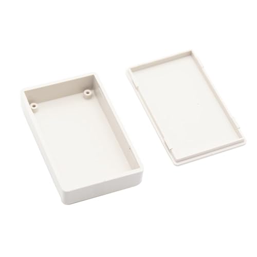 Miniatura 35 de Zulkit 5 cajas de proyecto de plástico ABS para proyectos eléctricos, caja de conexiones pequeña, color blanco, 2.4 x 1.42 x 0.98 pulgadas