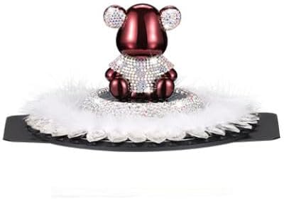 Arcanine Auto Perfume Car Air Conditioning Outlet Aromatherapy Wholesale Light Perfume RabbitBear Car Interior Decoration Supplies Decoration (BROWN - COLOGNE)