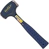 Estwing GP-100 Geologist Paleo Pick and - BL353 Drilling/Crack Hammer - 3-Pound Sledge with Forged Steel Construction & Shock Reduction Grip - B3-3LB
