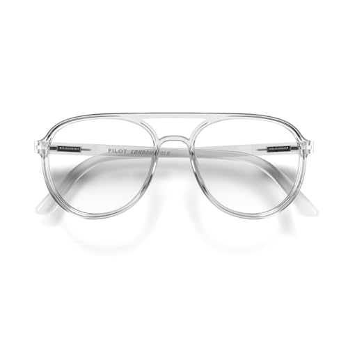 Image of LONDON MOLE Pilot slim lightweight reading glasses | Classic pilot style frame | Refined timeless readers | Unisex