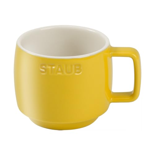 staub ストウブ 「スタッキングマグ S シトロン 250ml 」 セラミック マグ マグカップ カップ 陶器 電子レンジ対応 【日本正規販売品】 ceramic Citoron color Mug Z1029-085 - ストウブ(Staub) - 商品画像