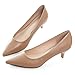 Stunner Women's Classic Fashion Pointed Toe Low Heel Dress Pumps Shoes Brown 42(9)