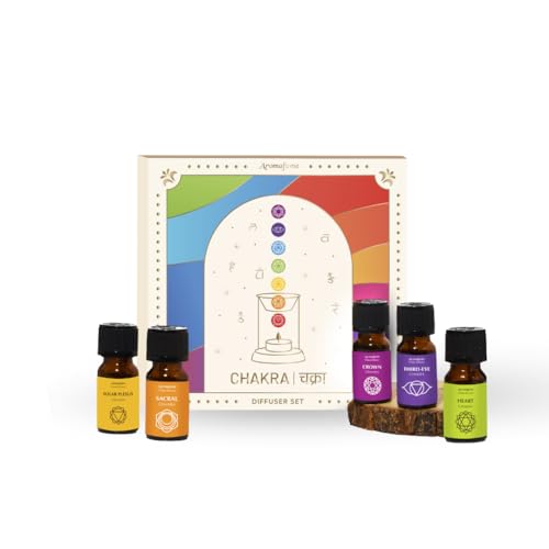 Aromafume 7 Chakra Essential Oil Diffuser Blend Set, 7x10ml