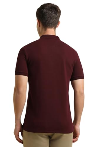 Image of Allen Solly Men's Cotton Solid Regular Fit T-Shirt