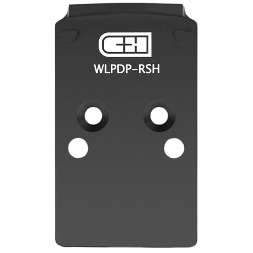 C+H Precision Red Dot Mounting Plate Compatible with Walther PDP 1.0 | Compatible with Trijicon RMR/SRO | Holosun 407C/507C/507Comp/508T | Made in The USA