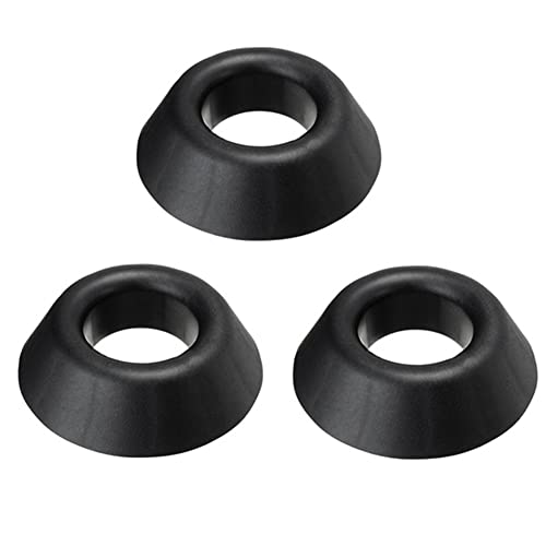 Diggtor 3 Pack Baseball Display Case Ball Stand Basket Football Base Expositor de Plástico Negro