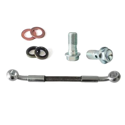 Flexible frein hydraulique AN3 tressé moto M10 1.25mm 420cm