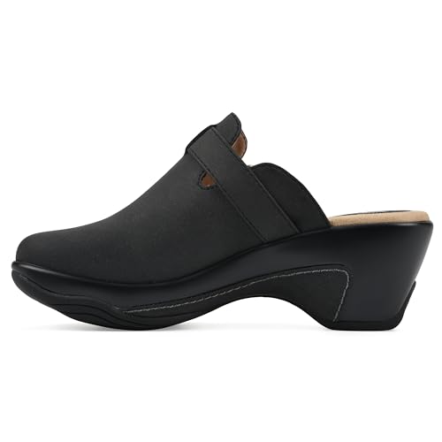 WHITE MOUNTAIN Women's Viewed Heeled Clog4