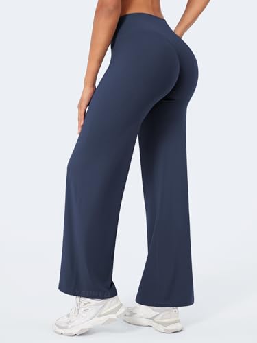 Image of YEOREO Ease Workout Leggings Womens No Front Seam Straight Leggings 29 inch / 31.5 inch / 33 inch / 35 inch High Waist Buttery Eddiy Yoga Pants