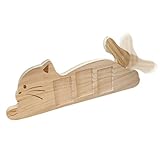 Generisch Gedenkrahmen - Höhenverstellbar Und Aus Holz,Gedenkrahmen für Katzen mit 3 Bildern | Für Mitgefühl Trauer Beerdigung Erinnerung Heimbüro