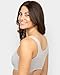 Fruit of The Loom Womens Built Up Tank Style Sports Bra, Grey/Grey/Grey, 42 US