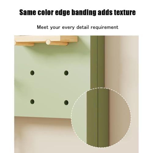 Wooden Electric Meter Box Cover with Pegboard Organizer - Stylish Breaker Box Concealment Panel for Living Room, Entryway, Bedroom, Office - 15.8" L x 31.5" H