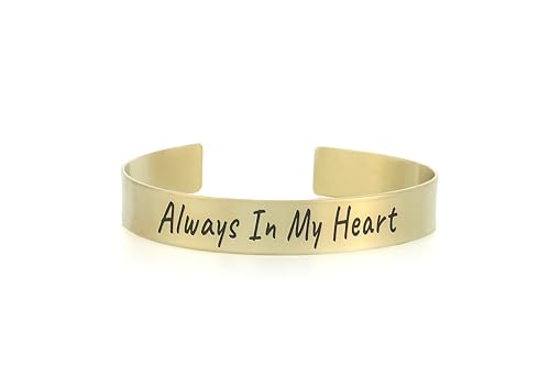Bracelet avec texte personnalisé en or, le cadeau délicat parfait pour une femme unique