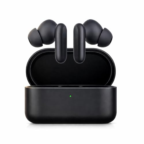 Original Earbuds Compatible with OnePlus Nord Buds 2r TWS Earbuds up to 54 Hours Playback, 2-mic Clear Calls, 3D Spatial Audio, AI Translation, 12.4mm Drivers, Dual-Device Connectivity (Black)