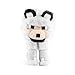 Jay Franco Minecraft Plush Pillow Buddy - Soft Plushie Stuffed Pillow, 19 Inches, Gray - Wolf