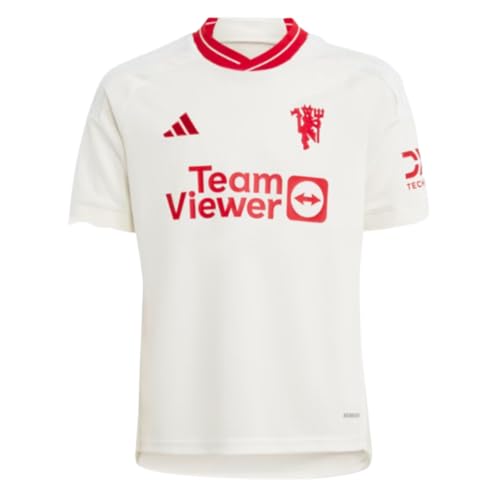 Image of Adidas 2023-2024 Man Utd Third Shirt (Kids) White