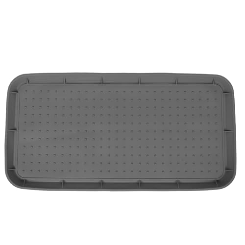 FUTUREORYY Bandeja de Goteo para Paraguas Multifuncional de Silicona, Alfombrilla para Secar Zapatos y Botas en Recibidor o Entrada, Diseño Moderno Minimalista