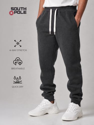 Image of Southpole Fleece Joggers for Men with Pockets