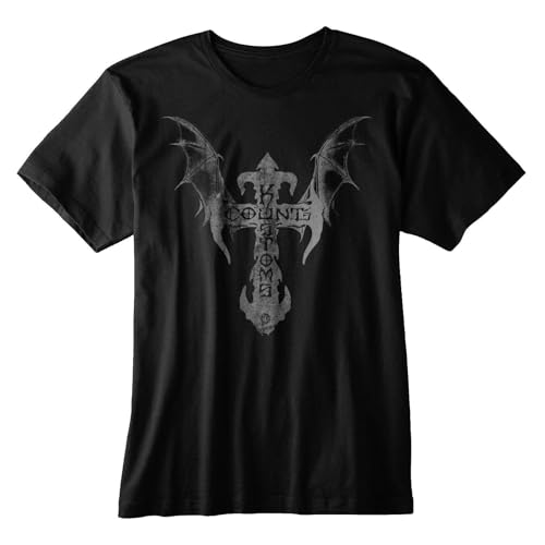 Counts Kustoms Batwing Unisex T-Shirt Black Large