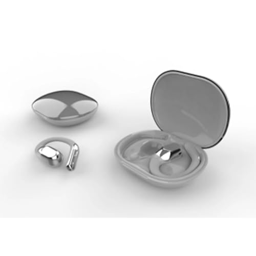 Niderson Open Ear Wireless Earbuds Bluetooth Headphones, Grey Ear Buds for Fitness/Workouts/Travel