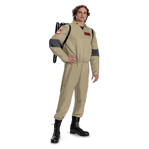 Los Cazafantasmas, Disfraz para adulto, con licencia oficial de Disguise, cómodo y con un diseño detallado, talla L/XL para adulto.