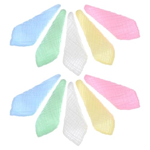 Hemobllo 10 piezas Toallas de Algodón para Unidades Suaves y Absorbentes Toallas Faciales Pequeñas para Recién Nacidos Paños de Muselina Multiusos para Niñas