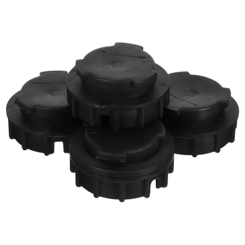 SUPVOX 4pcs Compost Bin Drain Plugs for Outdoor Garbage Containers, Plastic Waste Bin Drain Stoppers Replacement for 660l Composters, Farm and Home Waste Management Accessories