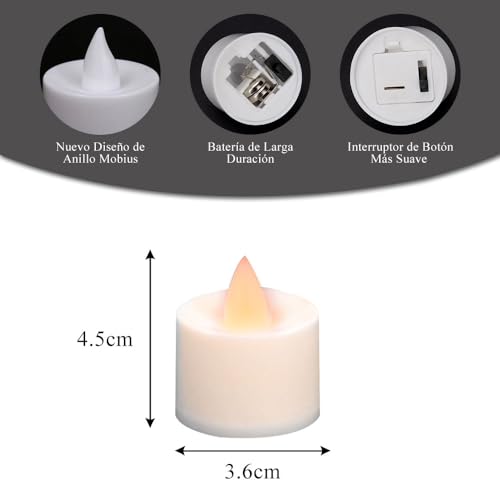 Velas LED pequeñas 15 Imagen adicional