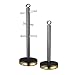Produktbild Tower T826092BLK Empire Tassenbaum und Handtuchstange, Edelstahl, rutschfest, Schwarz und Messing