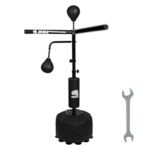 Adjustable Boxing Bar with Dual Rebound Balls