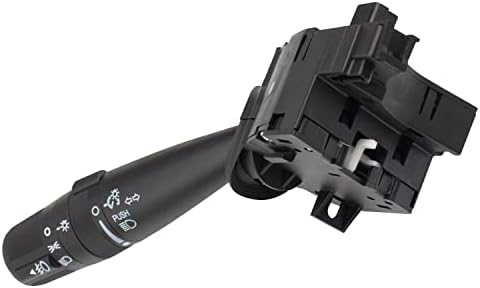 Multi-Function Fog Control, Turn Signal, Headlight Dimmer Switch Compatible with Jeep JK MK KK XK WK- Replaces# 1S7764, CBS1703