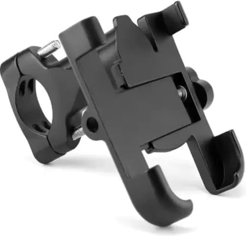 Image of Universal Bicycle Phone Mount Holder, Adjustable Handlebar Clamp, Black (C1)