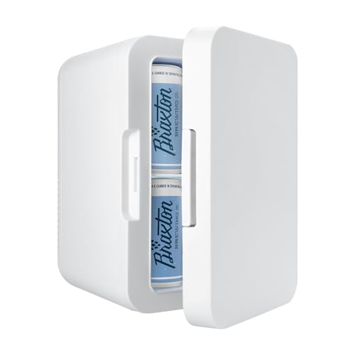 MUCOOS Mini Kühlschrank, 6 L / 8 Dosen kühlschrank Klein, Mini Kühlbox...