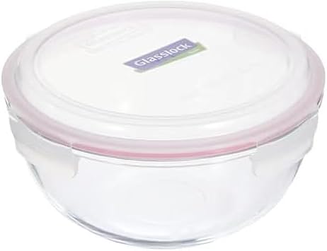 Lock Round Glass Storage Container 4000 Ml