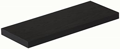 Floating Shelf, 24 Inch - Black Oak