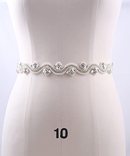 Bridal Belt Rhinestone Wedding Sash Handmade Crystal Belt ​for Brides Bridesmaid Wedding dress4