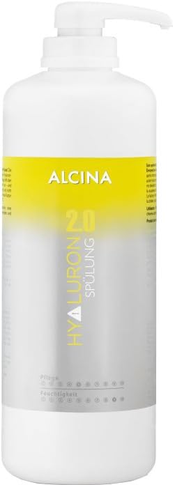 ALCINA Hyaluron 2.0 Spülung | 1x1250 ml | Pflegt & glättet die Haarstruktur | Extra Portion Feuchtigkeit | Verhindert Hitzeschäden | Für geschmeidiges Haar | Mit Hyaluronsäure & Kaktusfeigenextrakt